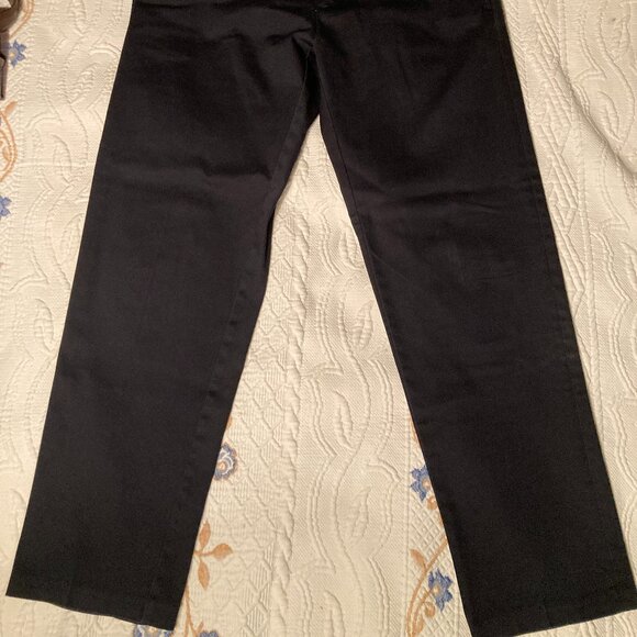 Mens Dark Blue 32X30 Pleated Haggar Dress Pants - Picture 3 of 7